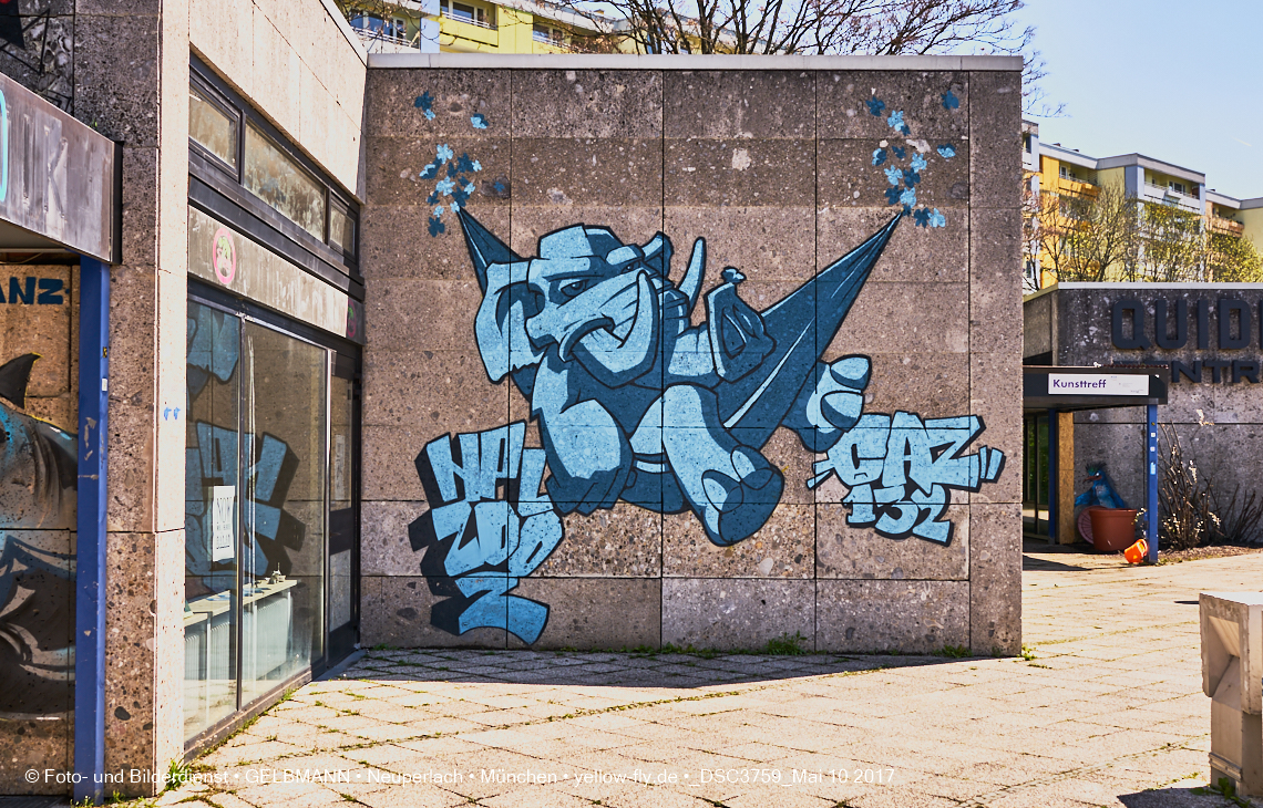 21.03.2017 - Abrissbaustelle Quiddezentrum in Neuperlach